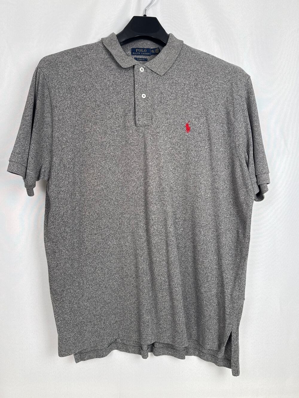 Polo Ralph Lauren Mens Big Tall Pique Polo Size XXL Grey Classic